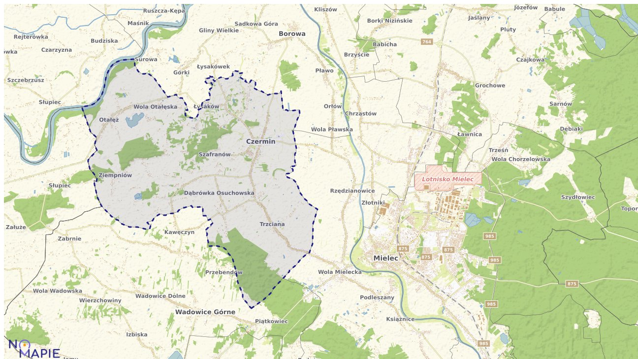 Mapa Geoportal Czermin